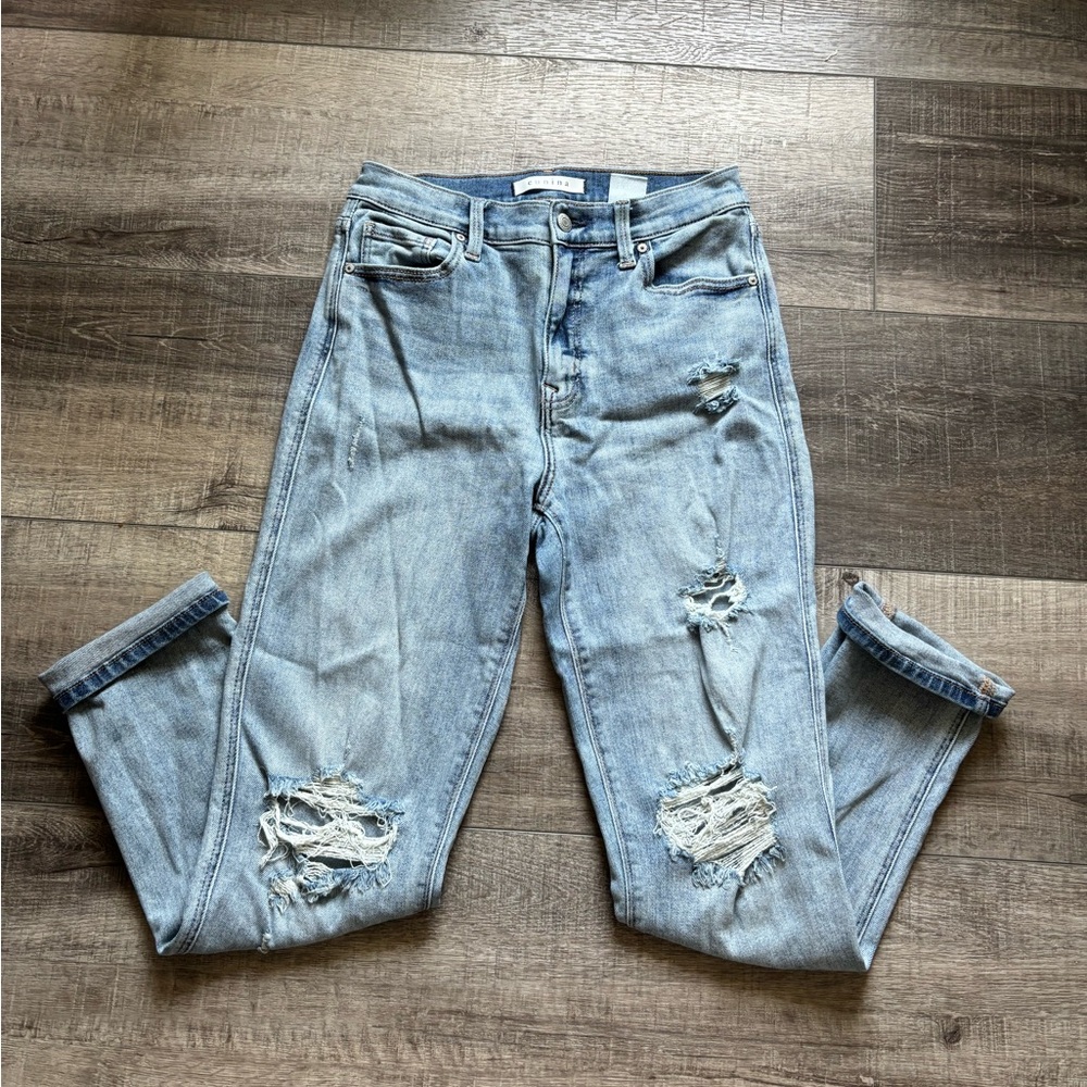 Women’s eunina rocky high rise boyfriend Jean distressed
